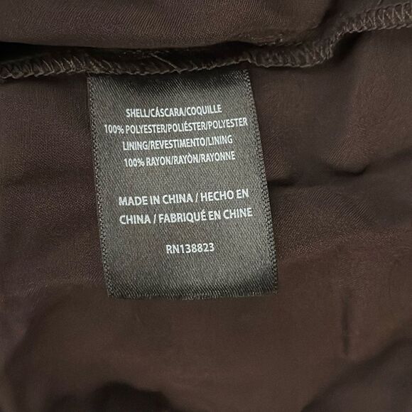 Shyanne Women’s Orange and Brown Maxi Skirt - Picture 6 of 6